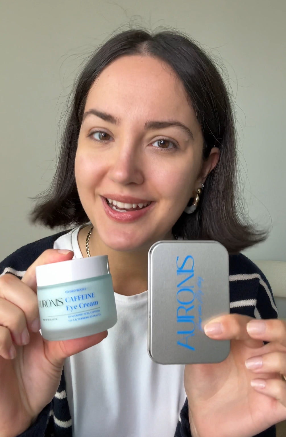 AURONIS Amazing Eye | 2X Caffeine Eye Cream + 2X Reuseable Eye Patchs Mask